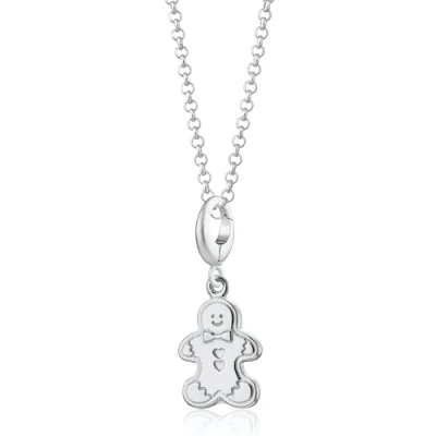 Image of Lily Charmed 925 Sterling Silver Gingerbread Man Necklace
