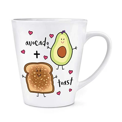 Image of Avocado Plus Toast 12oz Latte Mug Cup