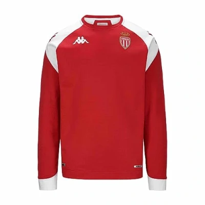Image of Kappa Sweatshirt ALDREN PRO 7 MONACO 23 24, Red/White, S, Men