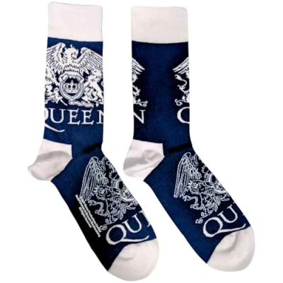 Image of SOCKSHOP Music Collection 1 Pair Queen Cotton Socks White Crest One Size