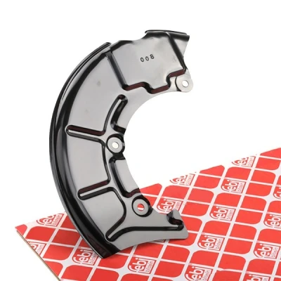 Image of 1J0615311, 1J0615311A Brake Disc Back Plate FEBI BILSTEIN 171529 Front Axle Left VOLKSWAGEN: Golf 4, 4 Variant, Bora Saloon