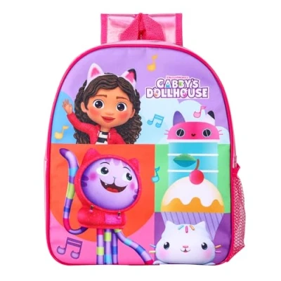 Image of Gabby&#039;s Dollhouse Backpack Rucksack Girls School Travel Bag 30cm