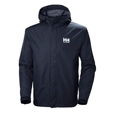 Image of Helly Hansen Mens Seven J Rain Jacket, 3XL, Navy