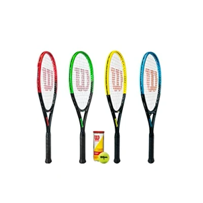 Image of Wilson Hyper Tennis Racket Series includes 3 x Championship Balls (Various Options) (Hyper Precision)