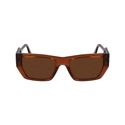 Image of Sunglasses Karl lagerfeld Kl6123s col. 246 Unisex Squadrata Marrone