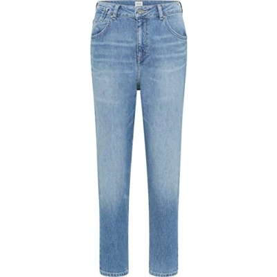 Image of MUSTANG Women&#039;s Style Charlotte Tapered Jeans, Medium Blue 402, 33W x 32L
