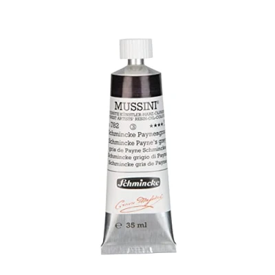 Image of Schmincke Mussini Oils Paynes Grey 35ml Tube Series 3
