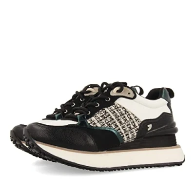 Image of GIOSEPPO Women&#039;s Bregenz Sneaker, Black/White, 5.5 UK