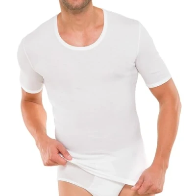 Image of Schiesser Men&#039;s Vest, White (100 Weiss), 6 (L)