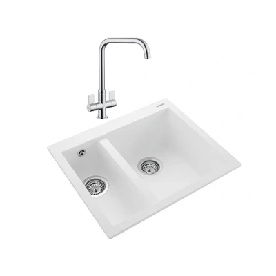 Image of Rangemaster ORI5902AW/ ORIDIAN Inset 500470 1.5B Arctic White Sink