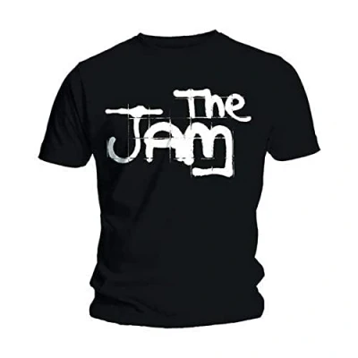 Image of The Jam Spray Logo Men&#039;s T Shirt Black Medium