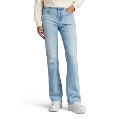 Image of G STAR RAW Women&#039;s Noxer Bootcut Jeans, blue (sun faded mirage D21437 D498 G316), 32W / 34L