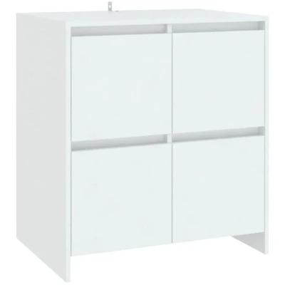 Image of vidaXL Sideboard White 70x41x75 cm Engineered Wood