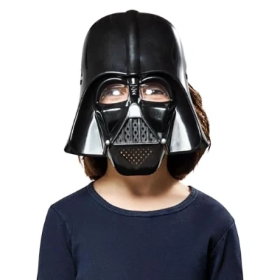 Image of Rubie&#039;s Official Disney Star Wars Darth Vader Mask Child One Size, Black Halloween