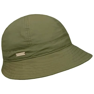 Image of Seeberger Uni Anti rain Cloche Hat Outdoor (One Size Olive)