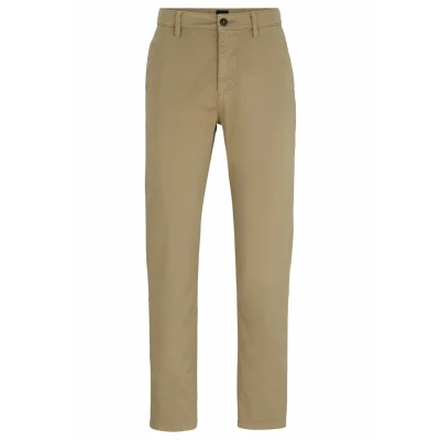 Image of BOSS Chino_tapered Chinos, Men&#039;s, Size: 30x32, Light pastel brown