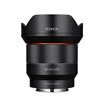 Image of Rokinon 14mm F2.8 Full Frame Auto Focus Lens for Sony E Mount, Black (IO14AF E)