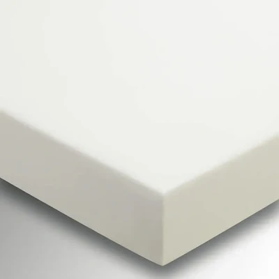 Image of Helena Springfield Plain Dye Fitted Sheet 36cm Deep Double Ivory