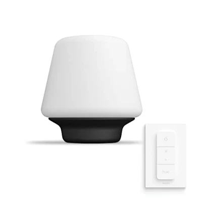 Image of Philips Hue Wellness White Ambiance Smart Table Light with Bluetooth Works Alexa, Google Assistant and Apple Homekit