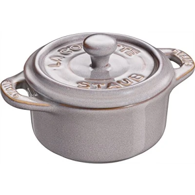 Image of Mini Casserole Round Antique Grey 10 cm