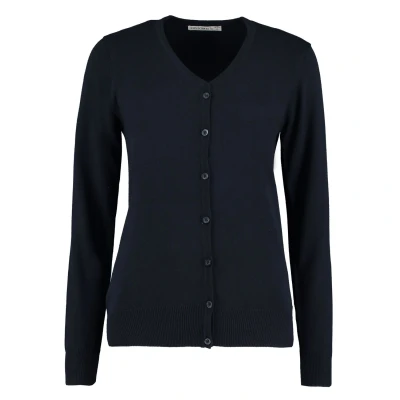 Image of Kustom Kit Women&#039;s Kk354 Cardigan, Blue (Navy Blue), 12