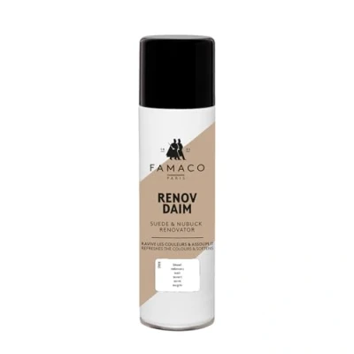 Image of Famaco Neutral Suede Spray 250ml &amp; Nubuck Renovator Protector and Cleaner Protect Waterproof Your Shoes Ultimate Protection Care Solution