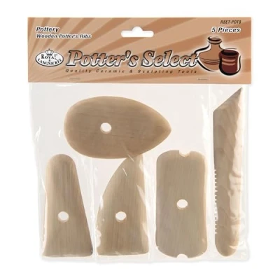 Image of Royal &amp; Langnickel RSET POT8 Wooden Potters Rib (5 Piece)