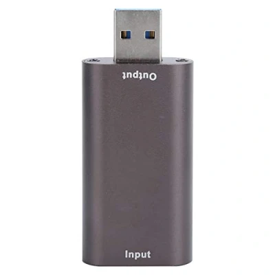 Image of PUSOKEI USB HDMI Video Capture Card, 4K 60Hz to USB3.0 Audio Device for DVD/Camera Record, Windows/Android/OS X