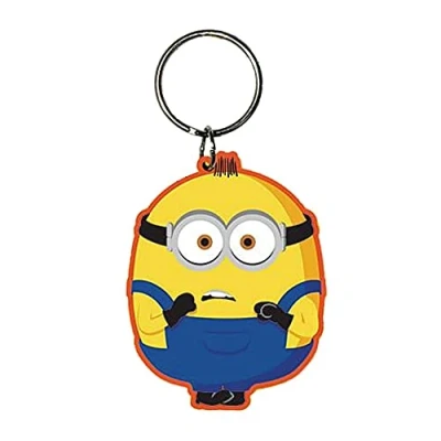 Image of Minions 2 The Rise Of Gru &#039;Otto&#039; Rubber Keyring Keychain Fob
