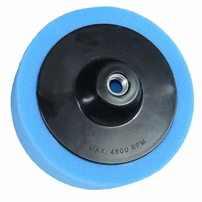 Image of Blue Sponge M14 Medium 150mm Polishing Mop Buffing Wheel Polisher