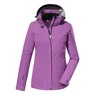 Image of Killtec KOS 133 WMN JCKT 38383 000 Women&#039;s Functional Outdoor Jacket with Removable Hood Mauve Size 50