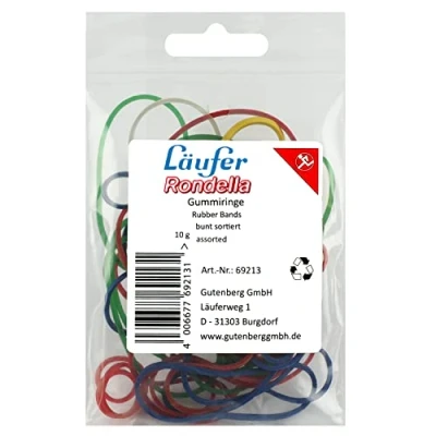Image of Rondella Runner Rubber Rings 10 g Bag Größen Sortiert