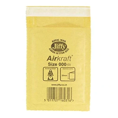 Image of 50 x JL000 Jiffy Padded Bubble Bags Envelopes 90x145mm