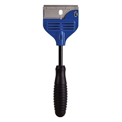 Image of Interpet Twist &amp; Click Aquarium Fish Tank Scraper Fixed Handle, Removes Stubborn Algae, with Stainless Steel Blade Plastic Blade, for use Tropical, Coldwater, Marine Aquariums