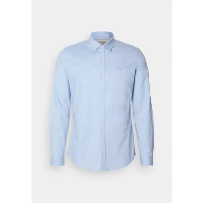 Image of Scotch &amp; Soda Men&#039;s Core Poplin Solid, Shirt Blue, L