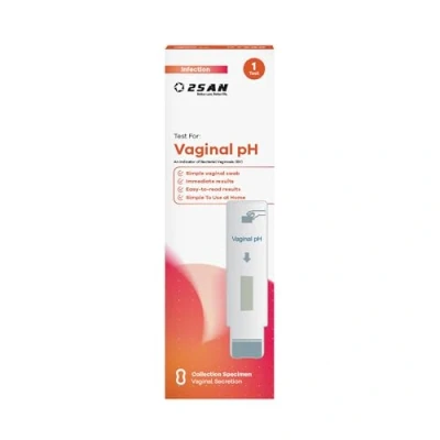 Image of Vaginal pH Rapid Test Kit for Women 1 Pack Accurate Results in Minutes Monitor and Maintain Optimal Health Easy to Use 2San