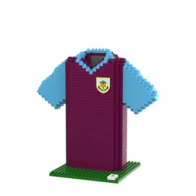 Image of FOCO Official Burnley FC Brxlz Bricks Football Shirt Toy Model