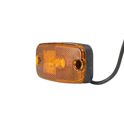 Image of E91553 Side Marker Light HELLA 2PS 357 008 011 LED Lateral mounting 24, 12V Screw Connection, VALUEFIT