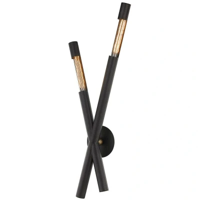 Image of Hendrix 2 Light Wall Sconce Chemical Bronze