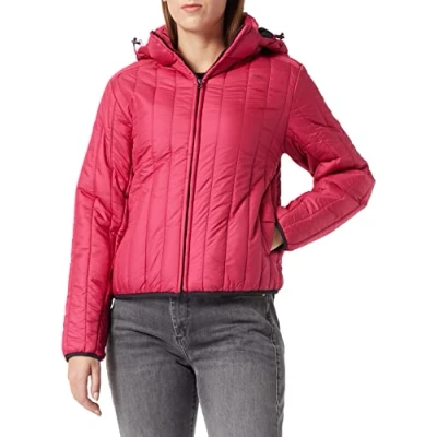 Image of G STAR RAW Women&#039;s Meefic Vertical Quilted Jacket, Red (cerise D22241 B958 D305), M