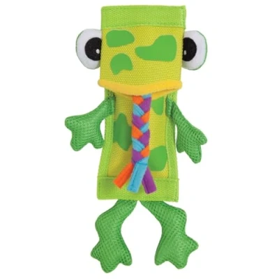 Image of Pet Mate Booda ZOOBILEE 32016 Firehose Frog Dog Toy