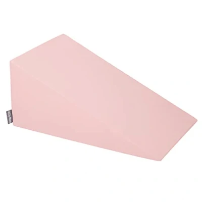 Image of KiddyMoon Foam Playground For Kids Obstacle Course Children Montessori Toy Babies Soft Construction Blocks Element, Wedge, Made In The EU, Pink: