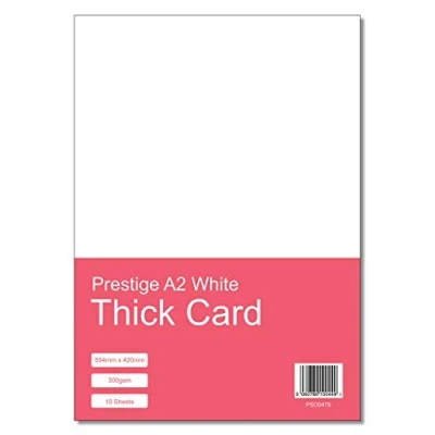 Image of Prestige A2 White Thick Card 300gsm 20 Sheets