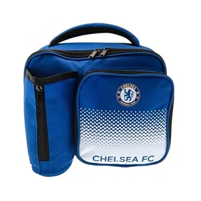 Image of Chelsea FC Official Football Fade Design Lunch Bag (One Size) (Blue/White)