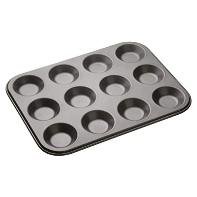 Image of Master Class Non Stick Twelve Hole Shallow Baking Pan 32 x 24cm