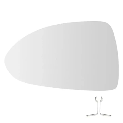 Image of SENZEAL Wing Mirror Glass Heated Left with Backing Plate for Vauxhall Corsa D 2006 2014 E 2020 UK Passenger Side 1426555 (Left)