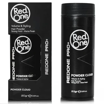 Image of RedOne Hair Styling Powder Wax 20gr Adds Volume and Strong Hold Matte Finish Texturising Volumizing Thickening Dust Restylable