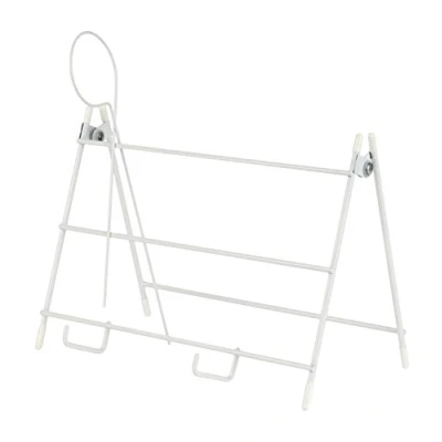 Image of HOMECRAFT Folding Book &amp; Magazine Stand, Universal Reading Aid, Holder for Books, Magazines, Newspapers, Hands Off Positioning Device, Adjustable Portable Metal Stand with Clip