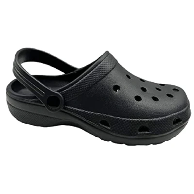 Image of Ladies Womens Mules Slippers Nursing Garden Beach Hospital Clogs Shoes Sandals Black