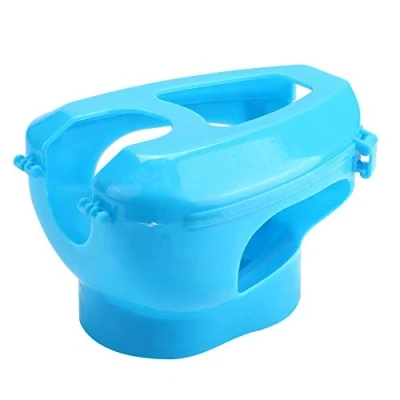 Image of Plastic Pigeon Holder, Bird Medicine Injection Feeding Fixed Mount Supply Accessories(Blue)